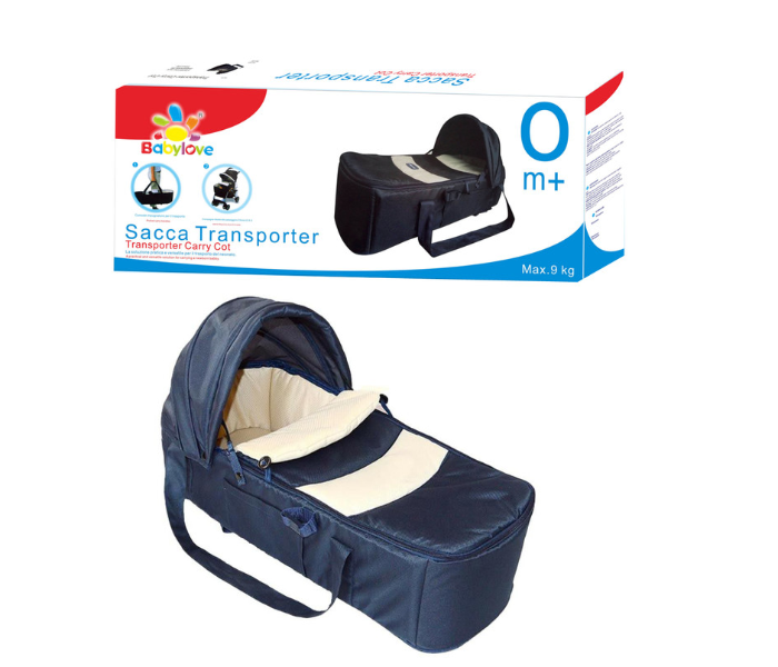 Babylove 33-1649 Baby Love Transporter Carrier - Blue - Zoom Image