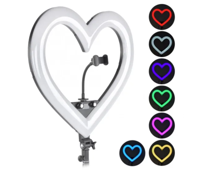 TikTok Heart Design Light Stand - Zoom Image 1