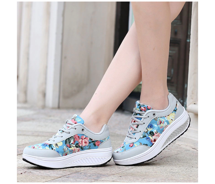 New Women Fashion Sneakers Femme Comfortable Shoes EU-41 - Sports Grey - Zoom Image 2