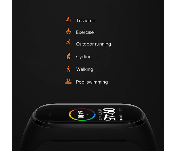 Xiaomi Mi Band 4 with Activity and Swim Tracker - Black - Zoom Image 6