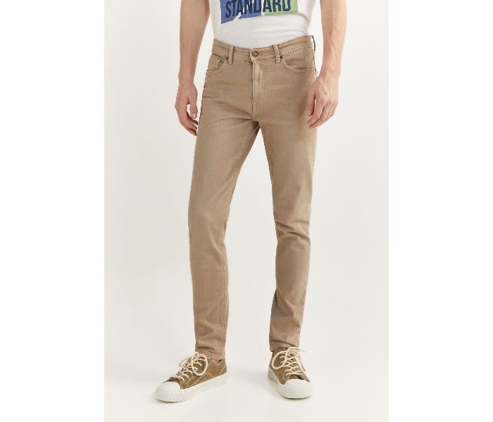 Springfield SS20 5 Pockets Cotton Sport Trousers EU 30 For Men – Light Brown - Zoom Image 2