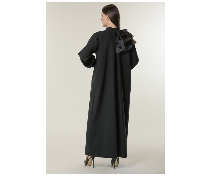 Moistreet Double XL Black Princess Abaya - Zoom Image 2