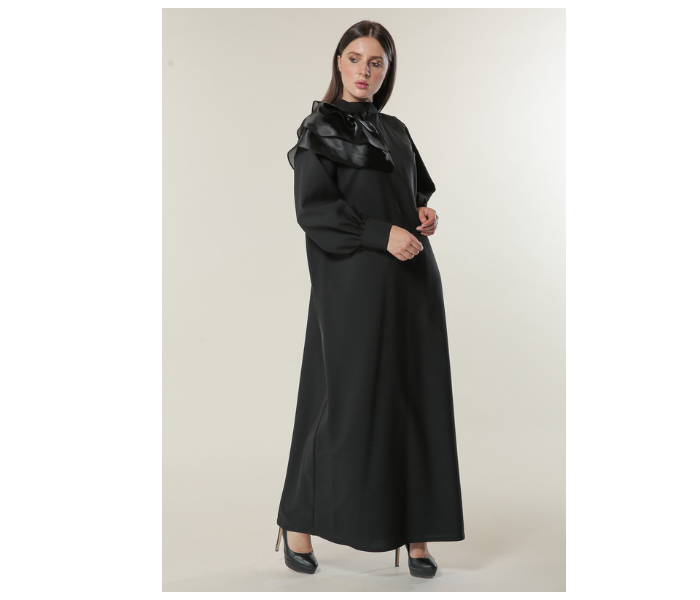 Moistreet Extra Large Black Princess Abaya - Zoom Image 2