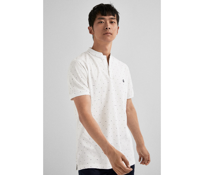 Springfield SS19 Basic Slim Fit Polo T-Shirt XXX-Large For Men - White - Zoom Image 3