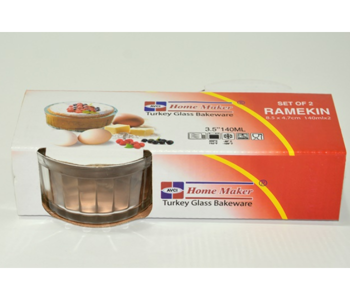 Avci HM AV1-6280 140ml Ramekin Baking Tray - Clear - Zoom Image