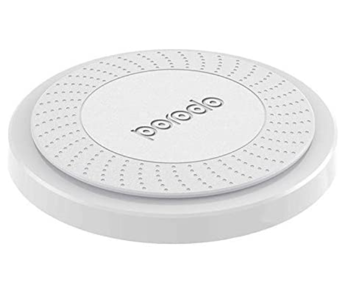 Porodo 10W Wireless Charging Pad - White - Zoom Image 1