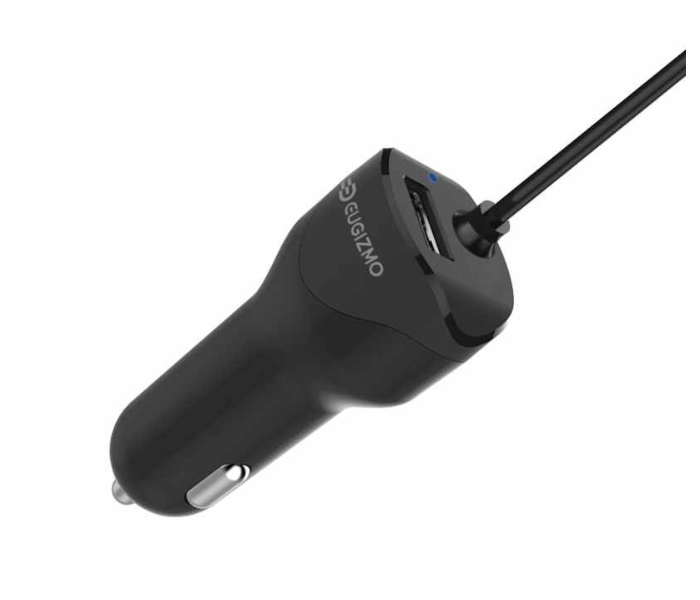 Eugizmo Quik-C 4.8A Type-C USB Car Charger - Black - Zoom Image 2