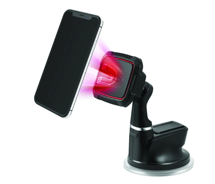 Promate Magnetic Car Mount Anti-Slip for Dashboard and Windshield - Maroon - Zoom Image 4