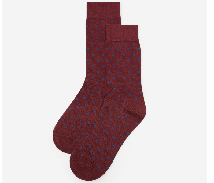 Springfield AW19 Fancy Socks X-Small For Men - Maroon - Zoom Image