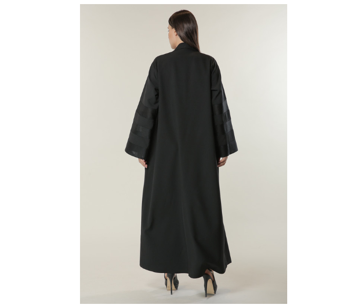 Moistreet Medium Black Casual Coat Style Abaya - Zoom Image 3