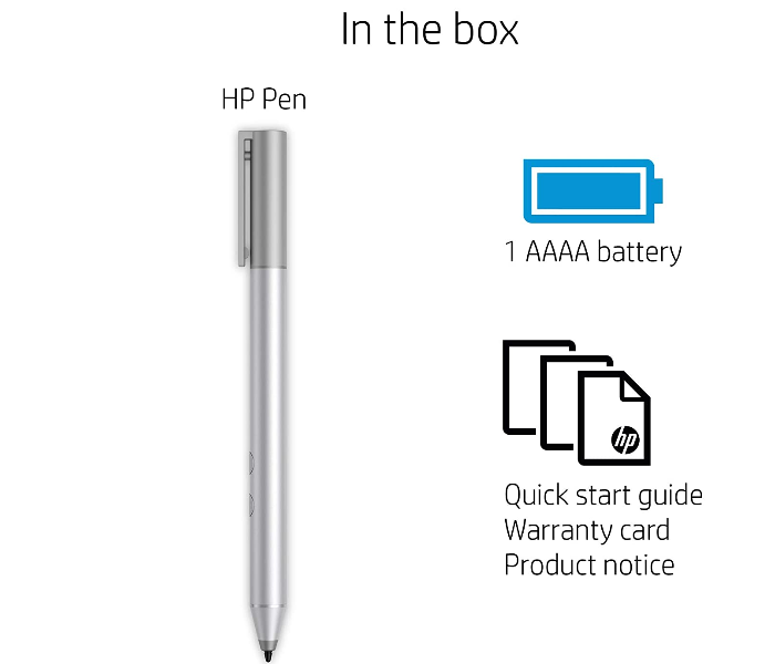 HP 1MR94AA Works With A Range Of Apps for Anything From Drawing To Computing Stylus Pen - Silver - Zoom Image 6