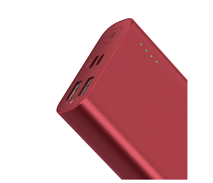 Aukey XD13R 20000mAh Aluminium USB-C Power Bank with Quick Charge 3.0 1 x USB-A to USB-C Cable - Red - Zoom Image 3