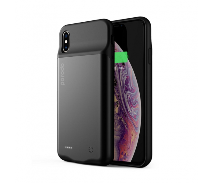 Porodo 3200mAh Power Case for iPhone X and XS - Black - Zoom Image