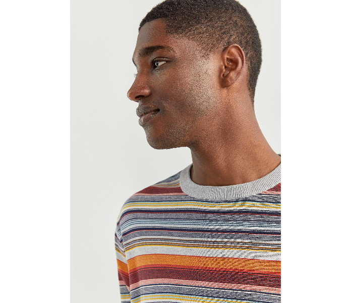 Springfield SS20 Long Sleeve Knitwear Fantasy Cotton X-Large For Men - Stripes - Zoom Image 2