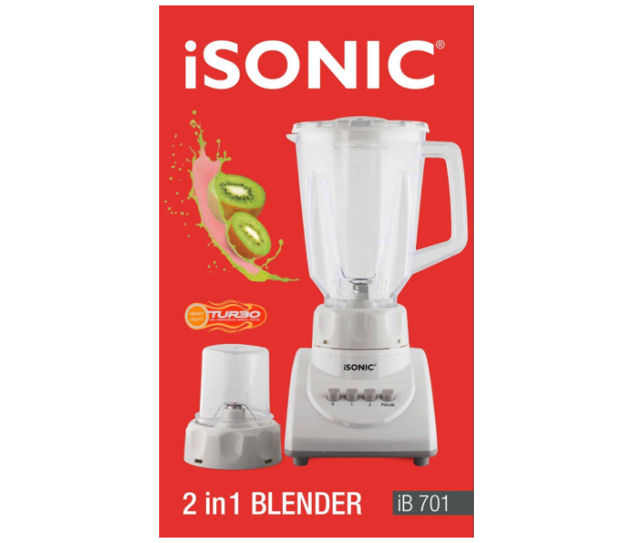 Isonic IB 701 2 in 1 Blender - White  - Zoom Image 2