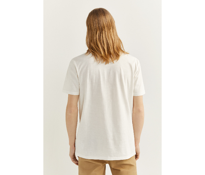 Springfield SS18 SPF Printed Quote Short Sleeve T-shirt Medium - Cream - Zoom Image 4