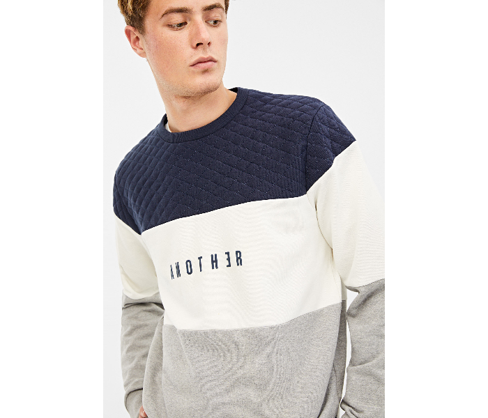 Springfield AW19 Knitwear Sweatshirt Small For Men - Dark Blue - Zoom Image 3