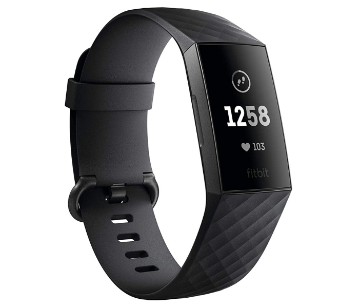 Fitbit Charge 3 Fitness Tracker - Black - Zoom Image 2