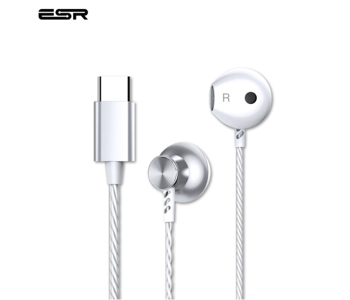 ESR Type-C Earphone - White - Zoom Image 1