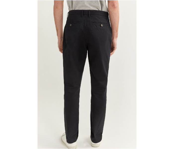 Springfield SS20 Solid Sport Trousers Chinos EU 44 For Men - Black - Zoom Image 4