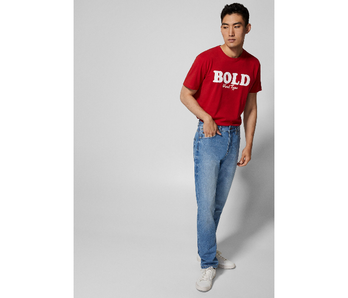 Springfield AW18 SPF Printed Short Sleeve T-shirt  XXXL - Red - Zoom Image 5