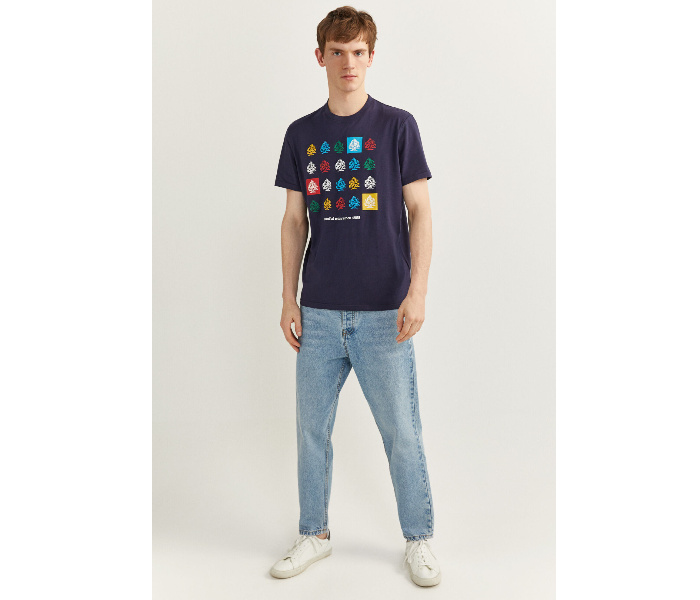 Springfield SS20 SPF Short Sleeve T-Shirt X-Large - Dark Blue - Zoom Image 3