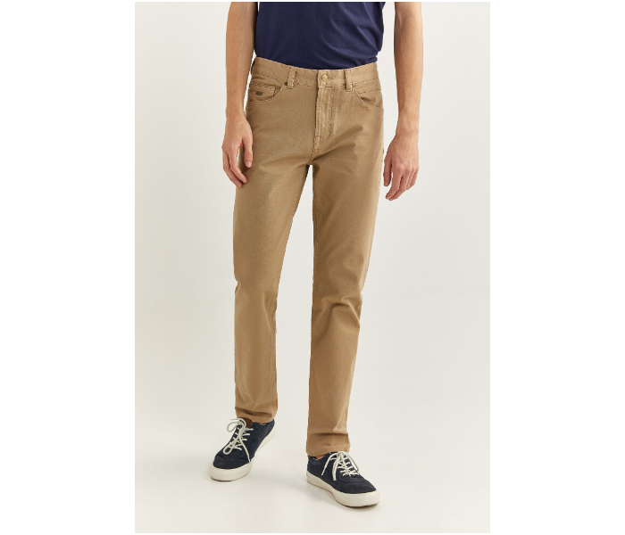 Springfield SS20 5 Pockets Cotton Sport Trousers EU 34 For Men – Beige - Zoom Image 2