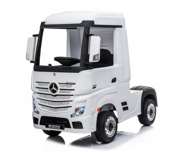 Babylove 29-358HL Fc-Mercedes-Benz Truck With Remote and 2motor Music and Light - White - Zoom Image 1