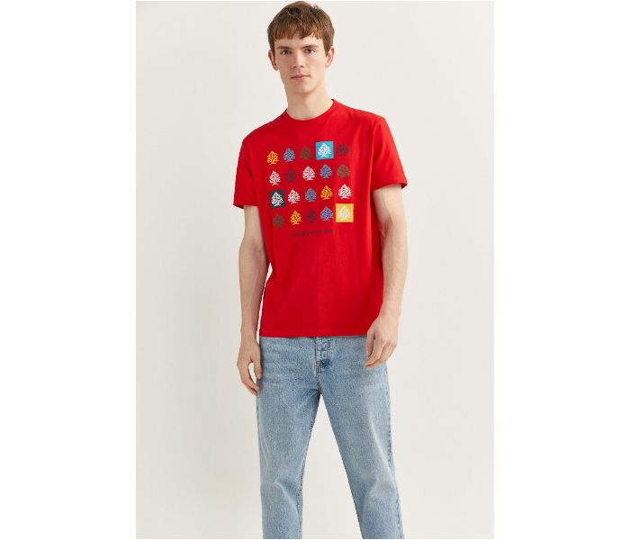 Springfield SS20 SPF Short Sleeve T-Shirt Small - Red - Zoom Image 3