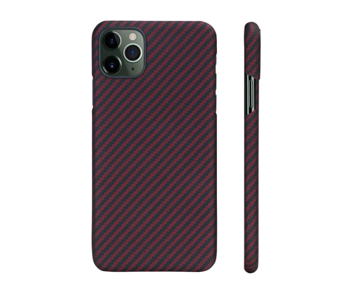 Pitaka 6.5 inch MagEz Case for iPhone 11 Pro Max - Black and Red Twill - Zoom Image 1