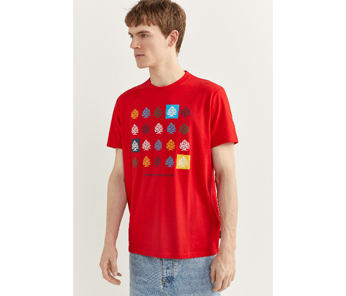 Springfield SS20 SPF Short Sleeve T-Shirt Small - Red - Zoom Image 2