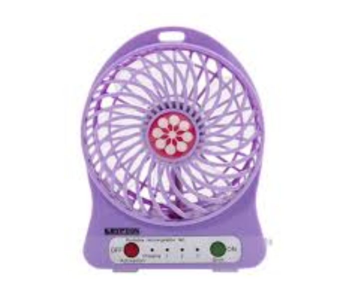 Krypton KNF6037 Mini Rechargeable Fan Purple - Zoom Image 2