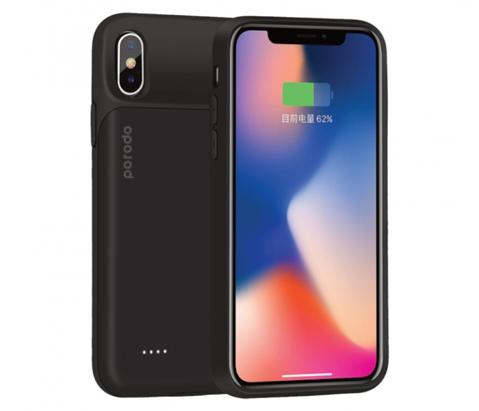 Porodo 4000mAh Power Case for iPhone XR - Black - Zoom Image