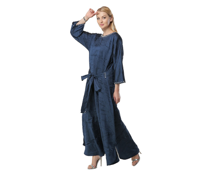 Moistreet Large Navy Kaftan - Zoom Image 1