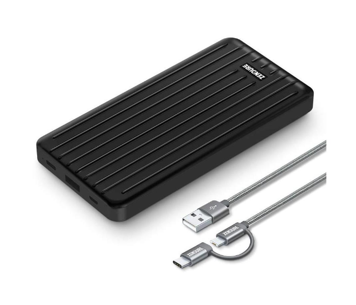 Zendure 10000 mAh Slim Power Bank - Black - Zoom Image 1