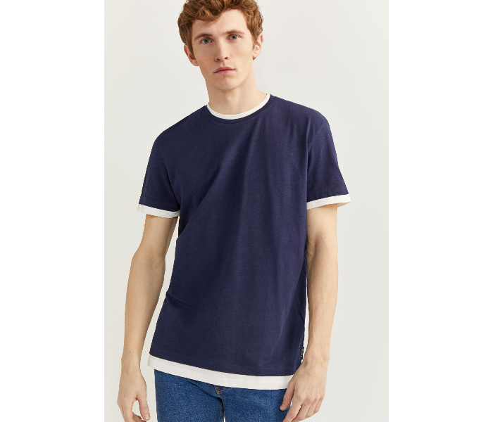 Springfield SS20 SPF Short Sleeve T-shirt Extra Small - Blue and White - Zoom Image 1