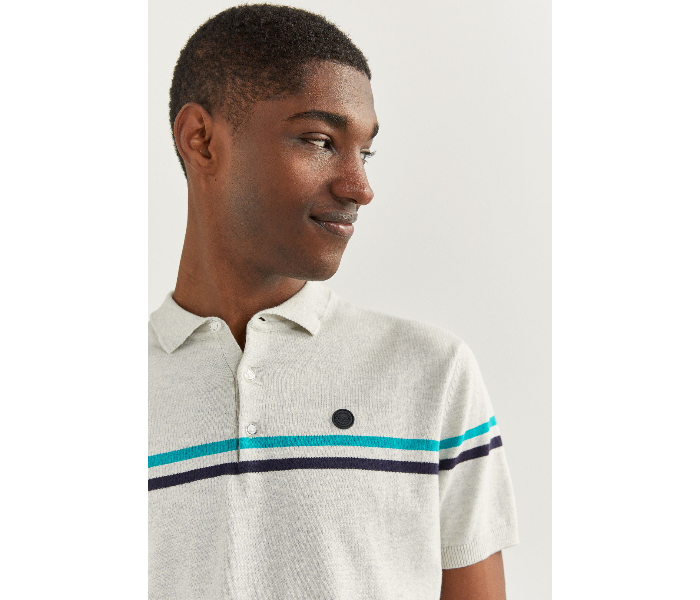 Springfield SS20 Polo T-Shirt Small For Men - Light Cream - Zoom Image 2