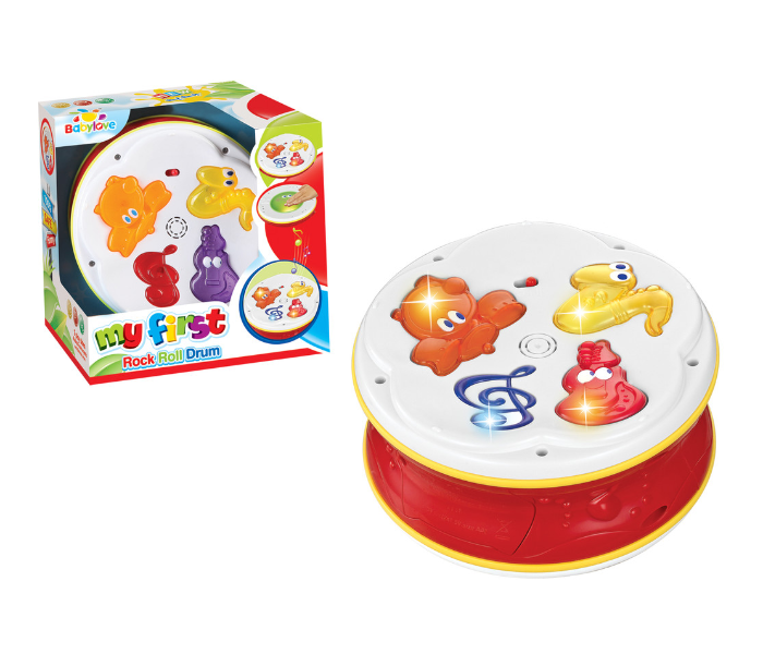 Babylove 33-922840 Baby Love Drum Kids Music and Light Toy - Zoom Image