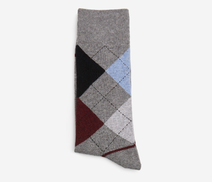 Springfield AW19 Fancy Socks X-Small For Men - Dark Grey - Zoom Image 2