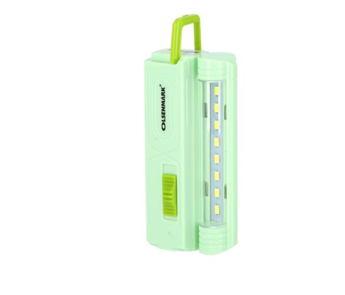 Olsenmark OME2779 Rechargeable LED Emergency Lantern with Solar Panel - Green - Zoom Image 3