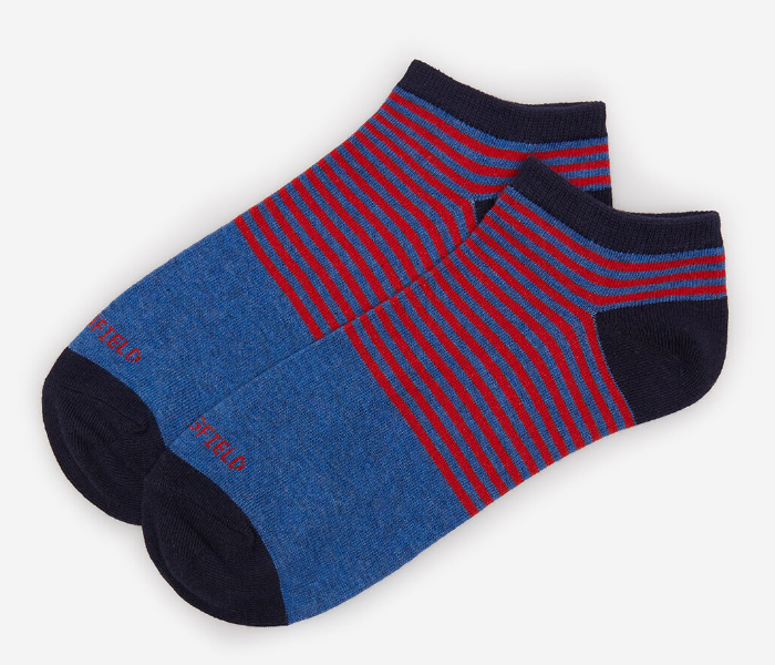 Springfield SS20 Fancy Socks Large For Mens - Medium Blue - Zoom Image 1