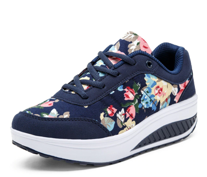 New Women Fashion Sneakers Femme Comfortable Shoes EU-38 -Blue - Zoom Image 1