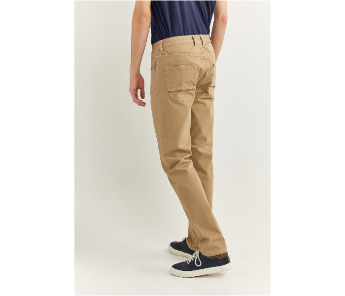 Springfield SS20 5 Pockets Cotton Sport Trousers EU 34 For Men – Beige - Zoom Image 4