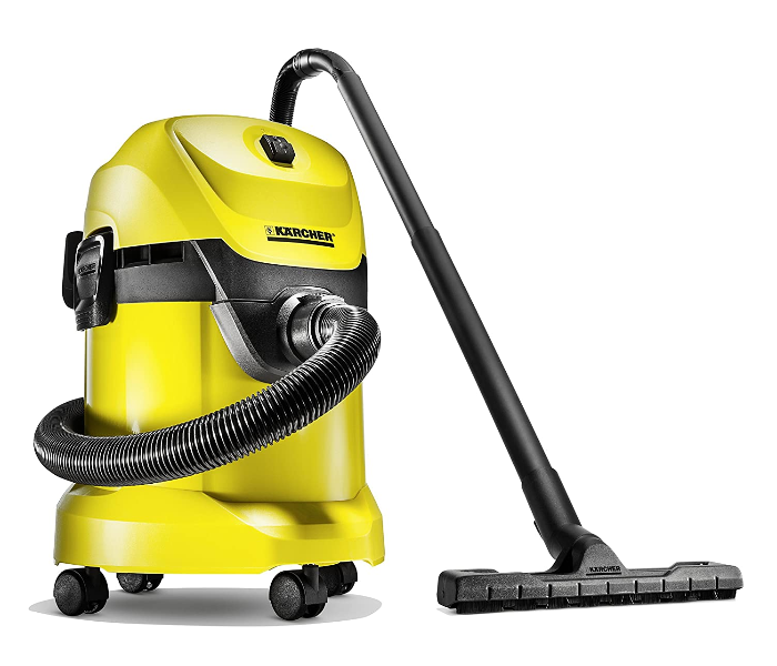 Karcher WD3 1000Watts Wet and Dry Vacuum Cleaner - Black and Yellow - Zoom Image 1