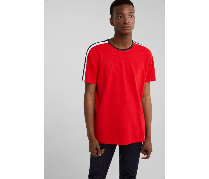 Springfield SS18 SPF Striped Short Sleeve T-shirt XXL - Red - Zoom Image 2