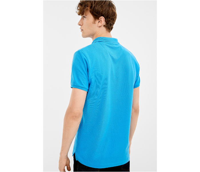 Springfield AW19 Polo Fancy T-Shirt X-Large For Men - Teal - Zoom Image 4