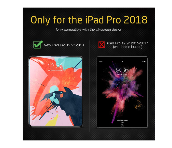 ESR iPad Pro 12.9 inch Screen Protector - Clear - Zoom Image 3