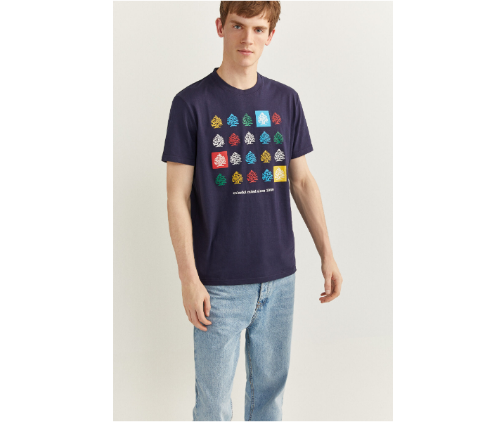 Springfield SS20 SPF Short Sleeve T-Shirt X-Large - Dark Blue - Zoom Image 2