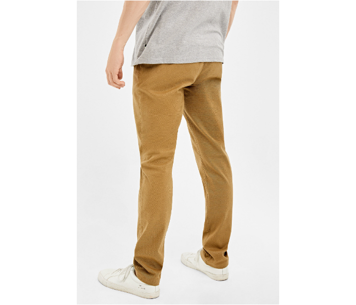 Springfield AW19 Solid Sport Trouser Chinos EU 50 For Men - Beige - Zoom Image 2