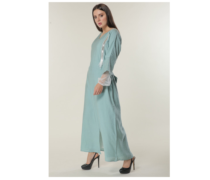 Moistreet Double XL Green Kaftan - Zoom Image 2